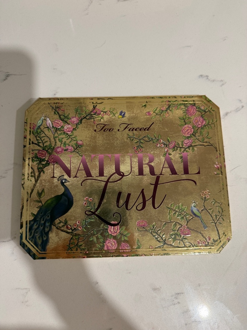 Too Faced Natural Lust Eyeshadow Palette - Gold and Pink Design
